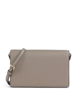 Jet Set Medium Umhängetasche genarbtes Rindsleder taupe