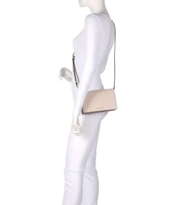 Jet Set Medium Umhängetasche genarbtes Rindsleder altrosa