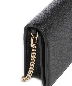 Jet Set Medium Umhängetasche genarbtes Rindsleder schwarz