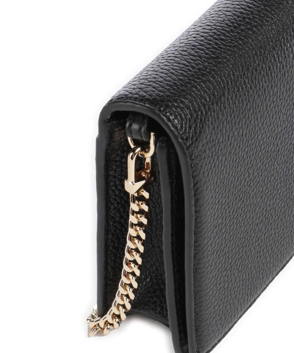 Jet Set Medium Umhängetasche genarbtes Rindsleder schwarz