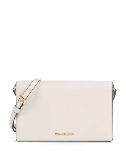 Jet Set Medium Umhängetasche genarbtes Rindsleder creme