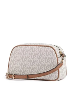 Jet Set Small Umhängetasche Lederimitat creme