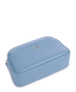 Jet Set Small Umhängetasche genarbtes Rindsleder hellblau