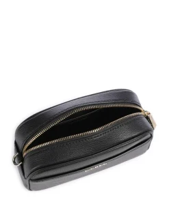 Jet Set Small Umhängetasche genarbtes Rindsleder schwarz