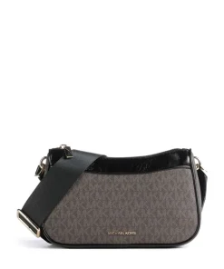 Jet Set Umhängetasche Canvas dunkelbraun