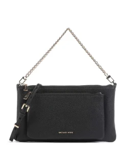 Jet Set Umhängetasche genarbtes Rindsleder schwarz