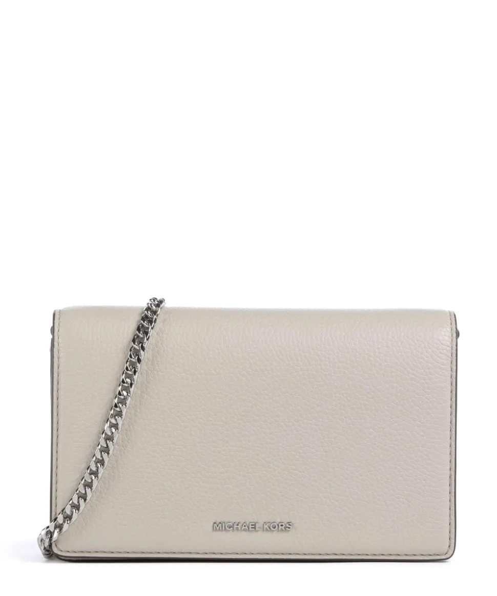 Jet Set Umhängetasche genarbtes Leder sand