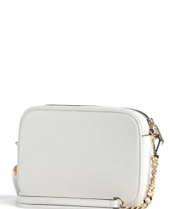 Jet Set Umhängetasche genarbtes Rindsleder weiß