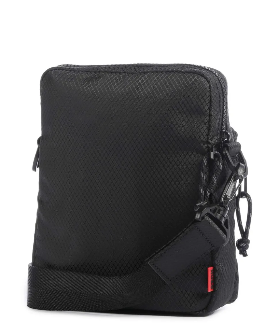 Jhin Umhängetasche recyceltes Polyester schwarz