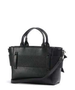 Jimisie Handtasche Lederimitat schwarz