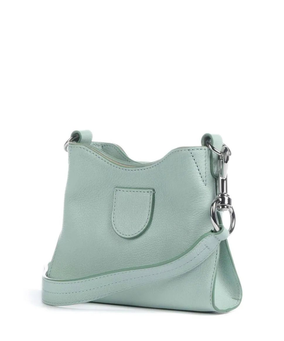 Joan Umhängetasche genarbtes Ziegenleder mintgrün