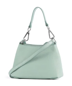 Joan Umhängetasche genarbtes Ziegenleder mintgrün