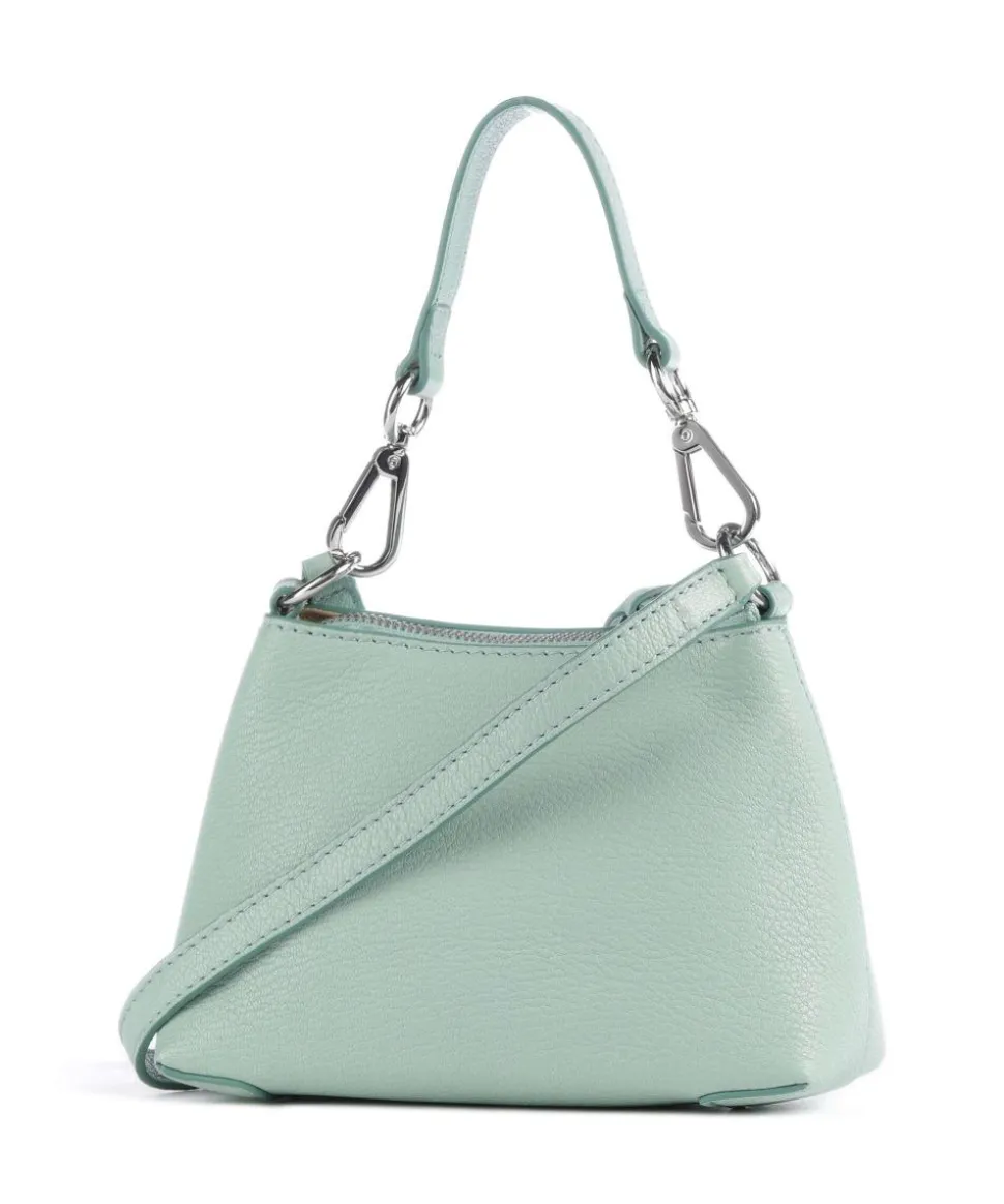 Joan Umhängetasche genarbtes Ziegenleder mintgrün