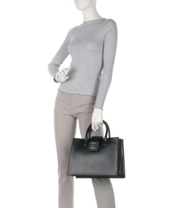 Jodie M Handtasche Lederimitat schwarz