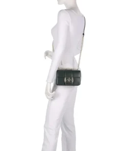 Jodie S Schultertasche Lederimitat dunkelgrün