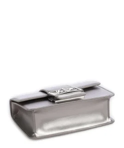 Jodie S Schultertasche Lederimitat silber