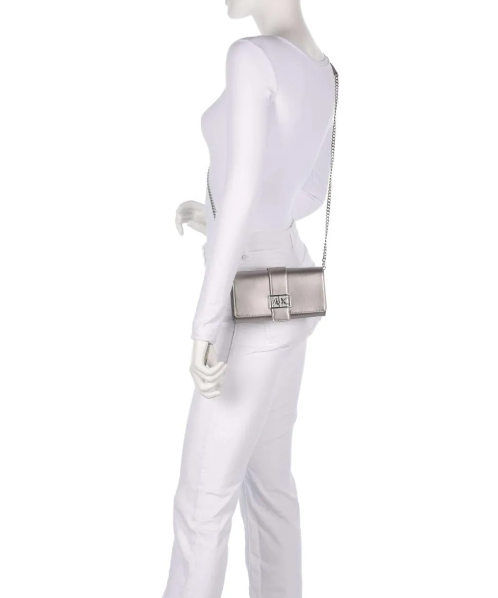 Jodie Umhängetasche Lederimitat silber