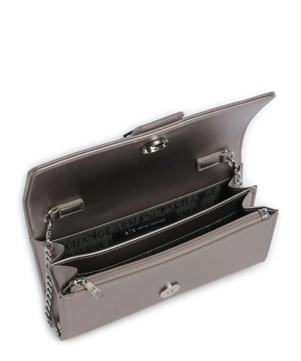 Jodie Umhängetasche Lederimitat silber