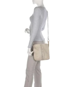 Johannesgasse 4 Umhängetasche fein genarbtes Rindsleder beige