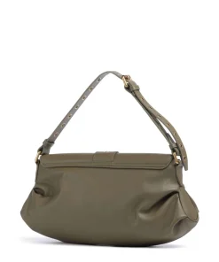 Jolene Classic Schultertasche fein genarbtes Rindsleder olivgrün