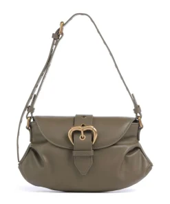 Jolene Mini Schultertasche fein genarbtes Rindsleder olivgrün