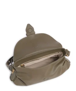 Jolene Mini Schultertasche fein genarbtes Rindsleder olivgrün