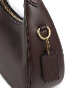 Jonie 22 Schultertasche fein genarbtes Leder dunkelbraun