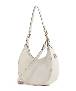 Jonie 22 Schultertasche fein genarbtes Leder creme