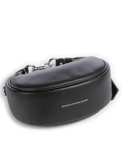 Jonie Umhängetasche fein genarbtes Leder schwarz