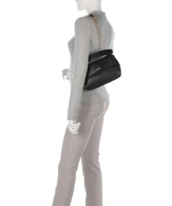 Jorah Umhängetasche Lederimitat schwarz