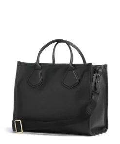 Jour M Handtasche genarbtes Rindsleder schwarz