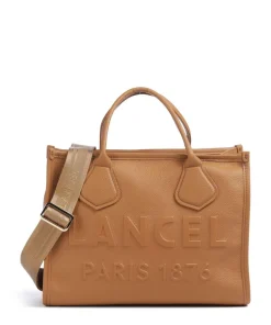 Jour M Handtasche genarbtes Rindsleder camel