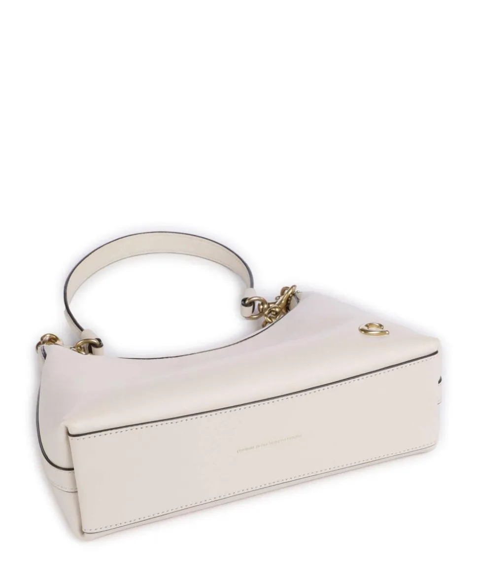 Juliet 25 Schultertasche Rindsleder weiß