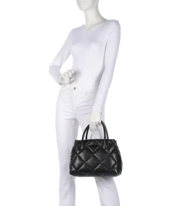 Juliet Handtasche Lederimitat schwarz