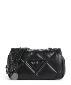 Juliet Schultertasche Lederimitat schwarz