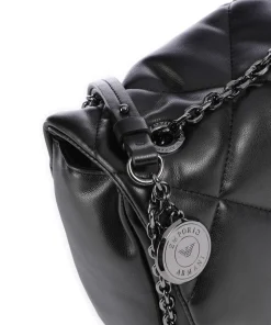 Juliet Schultertasche Lederimitat schwarz