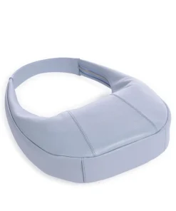 Juliette Beuteltasche genarbtes Rindsleder hellblau