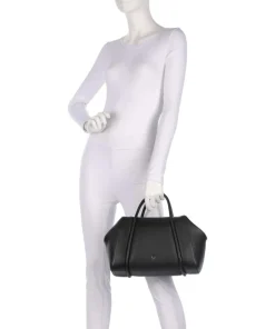 Juliette M Handtasche genarbtes Rindsleder schwarz