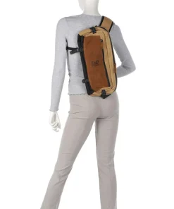 Kadet Suede Gürteltasche Baumwolle, aufgerautes Leder hellbraun