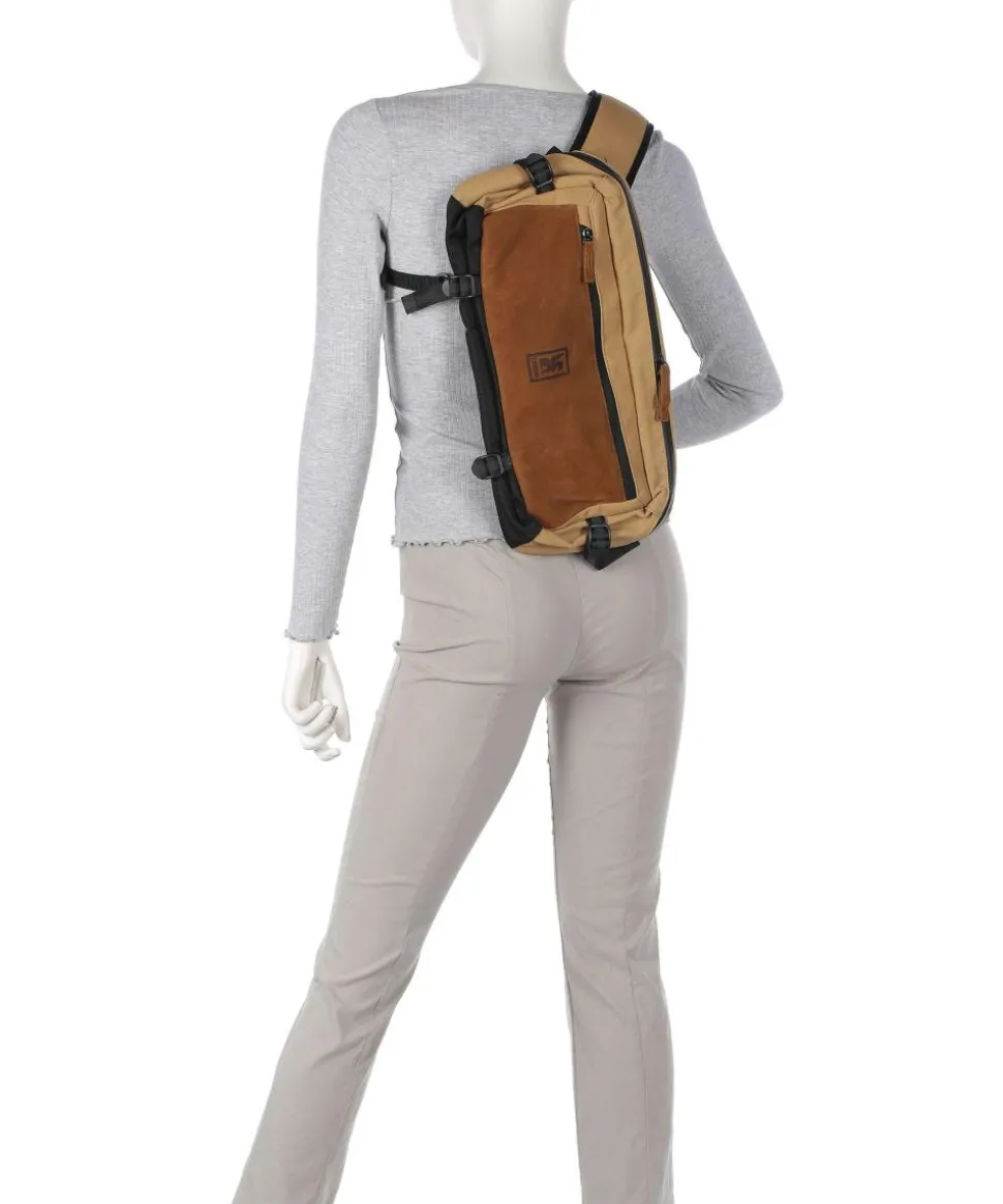 Kadet Suede Gürteltasche Baumwolle, aufgerautes Leder hellbraun