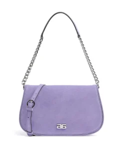 Kaleido Clara Schultertasche aufgerautes Leder violett