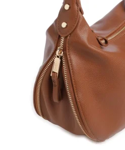 Kaliska M Beuteltasche Lederimitat braun