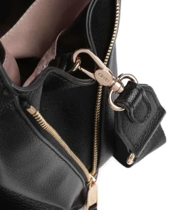 Kaliska M Beuteltasche Lederimitat schwarz