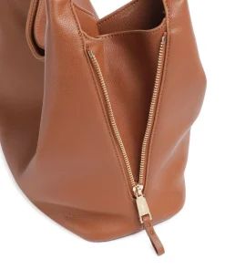 Kaliska M Beuteltasche Lederimitat braun