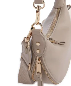 Kaliska S Schultertasche Lederimitat beige
