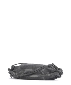 Karla Denim Schultertasche Baumwolle grau