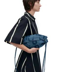 Karla Denim Schultertasche Baumwolle jeans