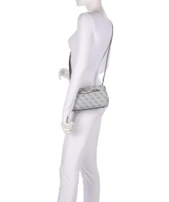 Katya 4G Logo Umhängetasche Lederimitat hellgrau