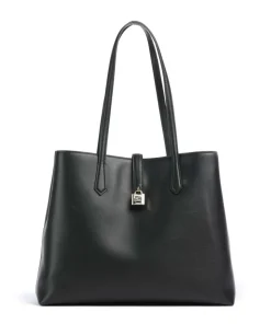 K/Autograph Medium Shopper fein genarbtes Rindsleder schwarz