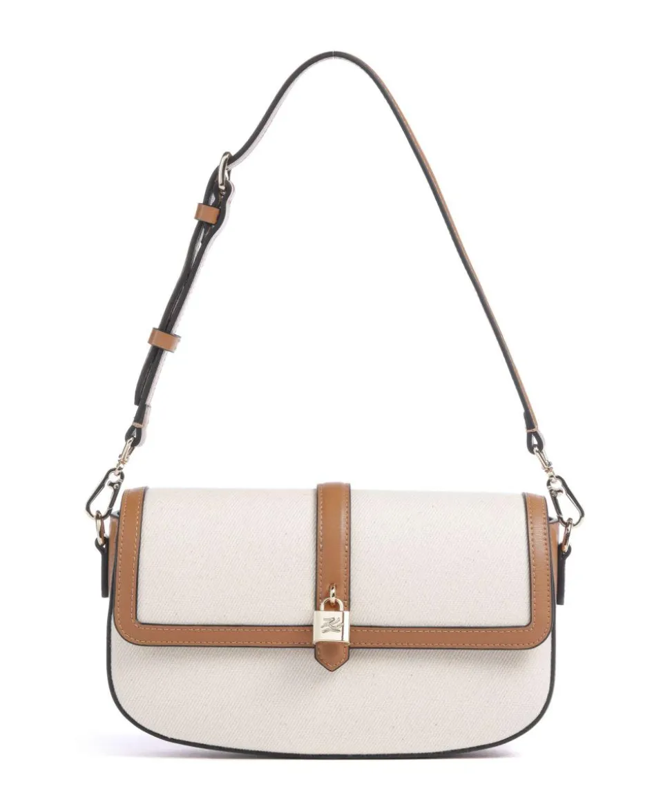 K/Autograph Schultertasche Canvas creme